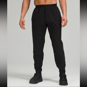 Lululemon Surge Black Jogger Sweatpants with Tapered Fit 27” (shorter)